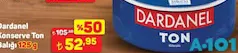 DARDANEL KONSERVE TON BALIĞI 125G